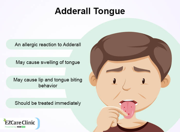 How long does adderall tongue last