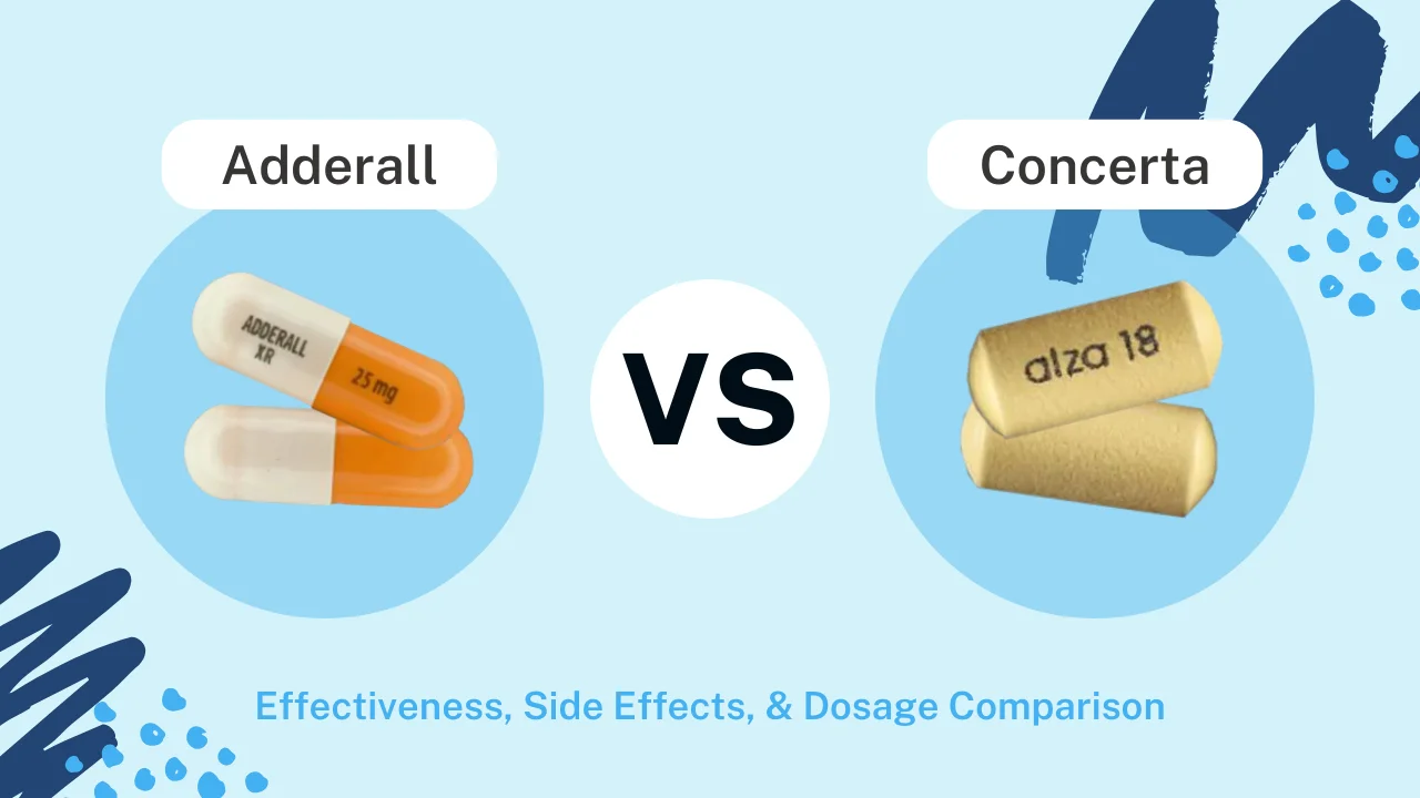 what is 27 mg of concerta equal to in adderall